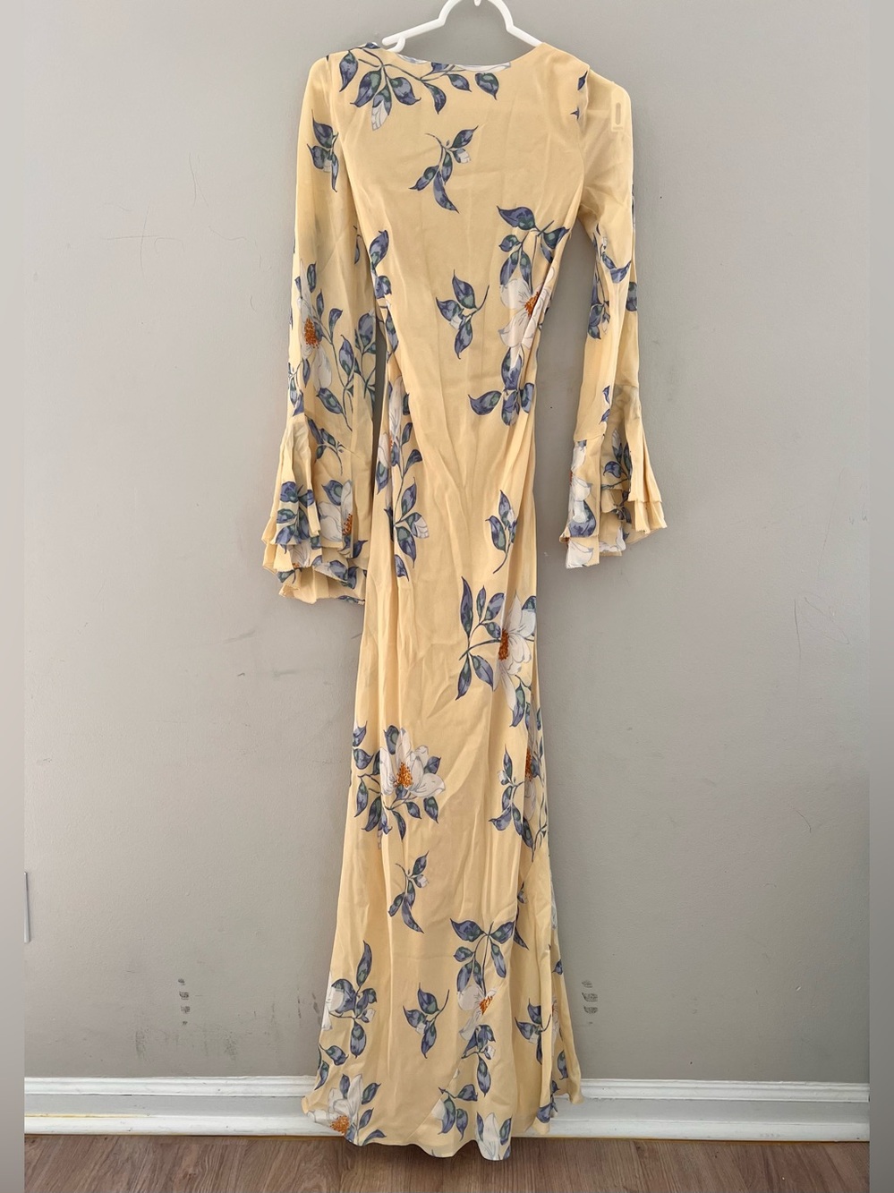 Reformation Olio Maxi Cut Out Floral Dress Size 2 - Picture 2 of 7